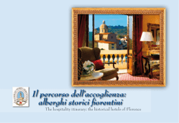 Il percorso dell`accoglienza