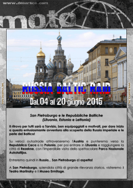 Brochure Russia Baltic Raid