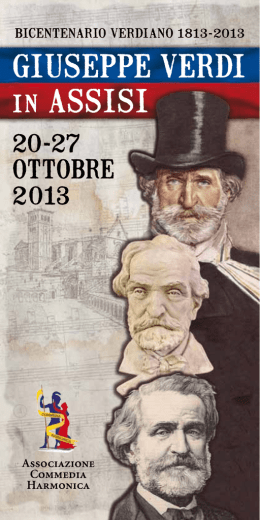 Il programma della Settimana Verdiana