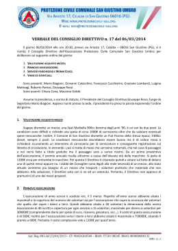 VERBALE DEL CONSIGLIO DIRETTIVO n. 17 del 06/03/2014 ( PDF