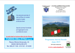 ETNA WALL - Club Alpino Italiano