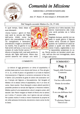 28 Novembre 2010 - Parrocchia s. Antonio di Padova