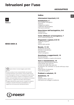 Istruzioni per l`uso