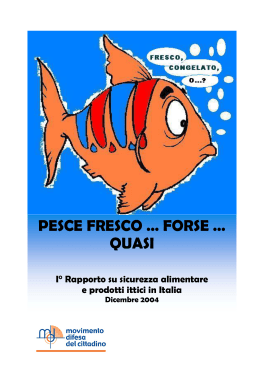 2004 Pesce fresco…forse…quasi - Movimento Difesa del Cittadino