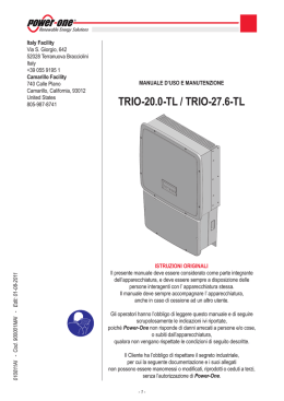 Manuale d`installazione