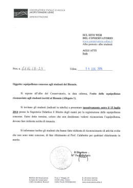 Visualizza il documento - Conservatorio statale di Musica Jacopo