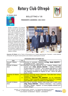 n. 5.2013.2014 - Rotary Club Oltrepò