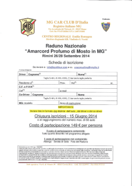 MG CAR CLUB D`Italia