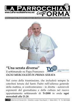 &ldquo;Una serata diversa&rdquo; - laparrocchiainforma.net