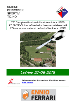 Lodrino 27.06.2015 - Unione Ferrovieri Sportivi Ticino