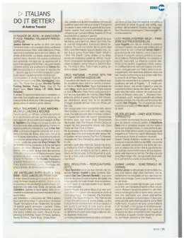 recensione su l`ultimo buscadero dec 2012