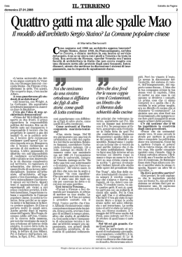 il tirreno - Sistema universitario pisano
