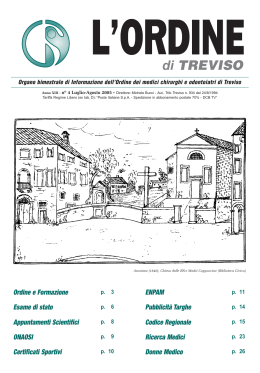 L`Ordine di Treviso n. 4 anno 2005