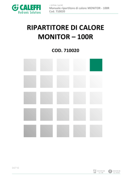 ripartitore di calore monitor 100r