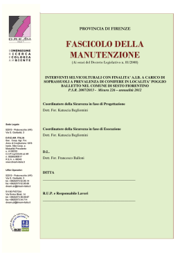 Piano di Sicurezza e Coordinamento