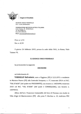 Scarica il Documento - Federazione Motociclistica Italiana