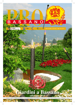 Giardini a Bassano - Consrozio di Pro Loco Grappa Valbrenta