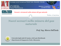 Nuovi scenari nella misura - Marco Dell`Isola - 17.04.2014
