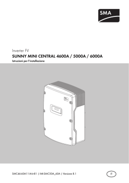 SUNNY MINI CENTRAL 4600A / 5000A / 6000A