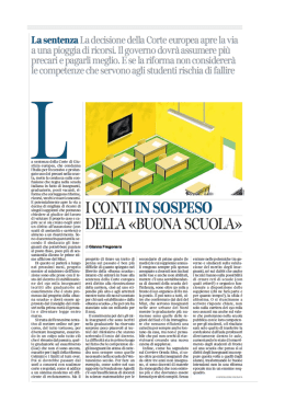 La sentenza La decisione della Corte europea apre la via