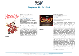 Stagione 2015-2016 Convenzioni - Fondazione Milano per la Scala