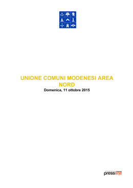 unione comuni modenesi area nord