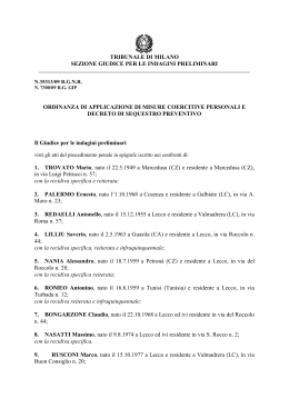 Storico della famiglia TROVATO