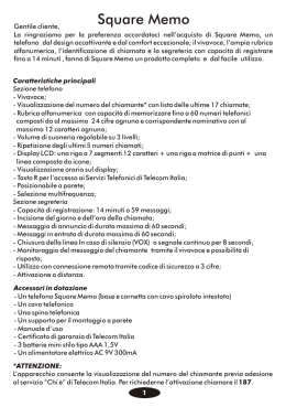 Manuale d`uso