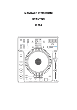 manuale istruzioni stanton c 304