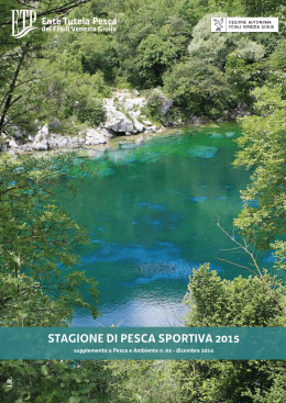 stagione di pesca sportiva 2015