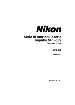 manuale d`uso npl-302