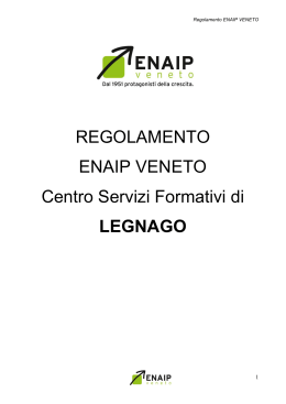 61-REGOLAMENTO Formazione Iniziale ENAIP Veneto 2015