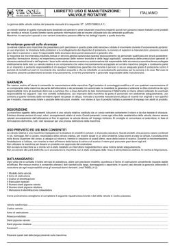 Manuale valvole rotative in carpenteria