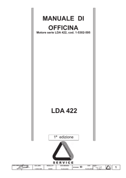 Manuale Officina LDA 422