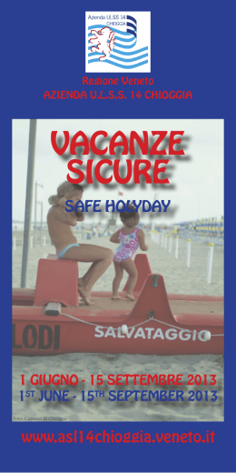 Vacanze Sicure - Comune di Chioggia