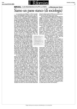 Siamo un paese stanco (di sociologia)