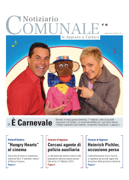 È Carnevale - Gemeindeblatt von Eppan und Kaltern
