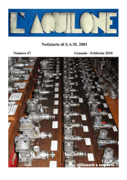 Notiziario di S.A.M. 2001 &hellip; allineati e coperti !!
