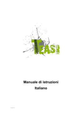 Manuale di istruzioni Italiano