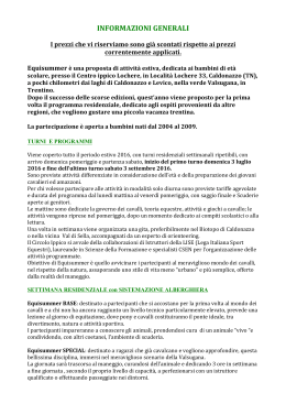 info generali - CSEN | Centro Sportivo Educativo Nazionale