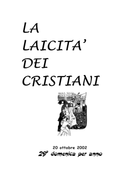 libretto della Messa