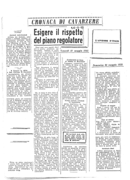 Articoli di stampa L`Avvenire d`Italia gennaio