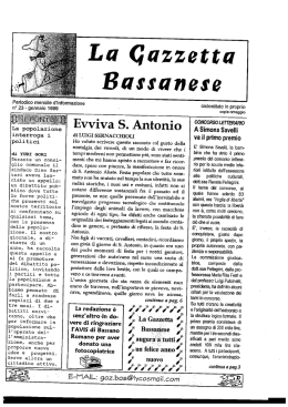 La Gazzetta - Associazione Culturale La Rocca