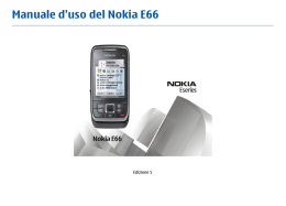 Manuale d`uso del Nokia E66 - File Delivery Service