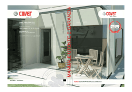 COVER manuale uso e manutenzione