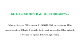 cedolino paga-slide 2007 - Università degli Studi di Ferrara