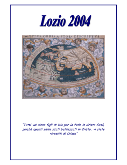 &ldquo;Tutti voi siete figli di Dio per la fede in Cristo Ges&ugrave;, poich&eacute; quanti