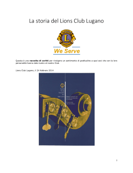 La storia del nostro club