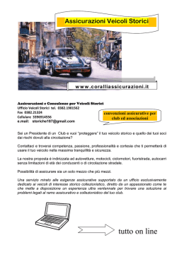 tutto on line - Maggiolino Club Italia