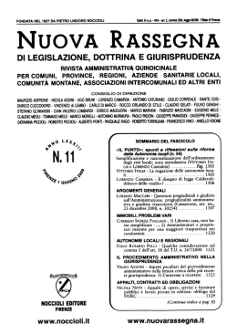 nuova rassegna - Consiglio Regionale del Veneto